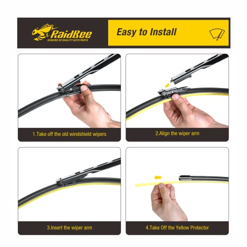 Image of Wiper Blade,Front Windshield WiperReplacement for Ford Edge 2015-2020,Escape 2013-2019,Focus 2012-2018 Windshield Wiper Blade,28+28 Inch Windshield Wiper Blades