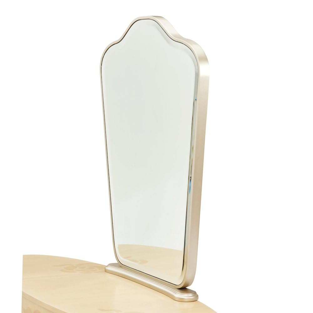 Camellia Field Caramel Wall Mirror by Michael Amini – 39"L x 30"W, Solid; Manufactured Wood, Caramel, Model N9090068-134