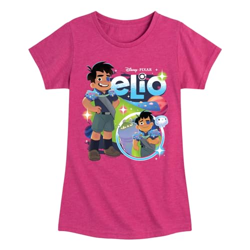 Disney Elio - Collage - Youth Girls Short Sleeve T-Shirt