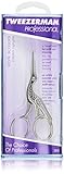 Tweezerman Professional Stork Scissors Used for Trimming Brows and Facial Hair (ZW-3042-P)