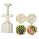 Ijksbehjf Moldes para tartas de melocotón y uva, resistentes a altas temperaturas, prensa de postres para pasteles, arte resistente a altas temperaturas