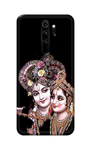 Image of PRINTFIDAA� Printed Hard Back Cover Case for Mi Redmi Note 8 Pro Back Cover (Radha Krishna) -2808