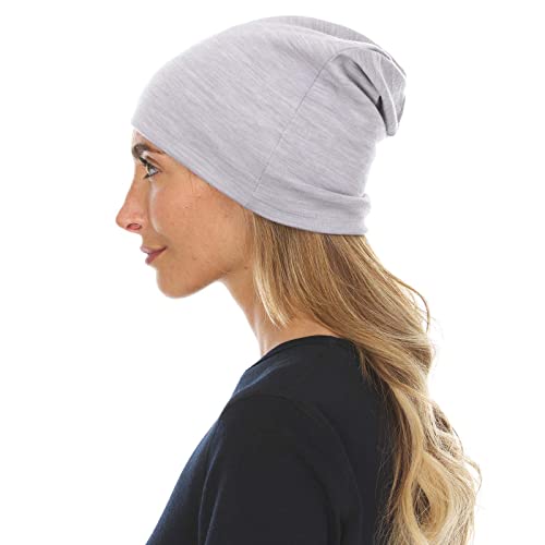 Image of 100% Merino Wool Ridge Cuff Beanie - Unisex Warm Winter Hat