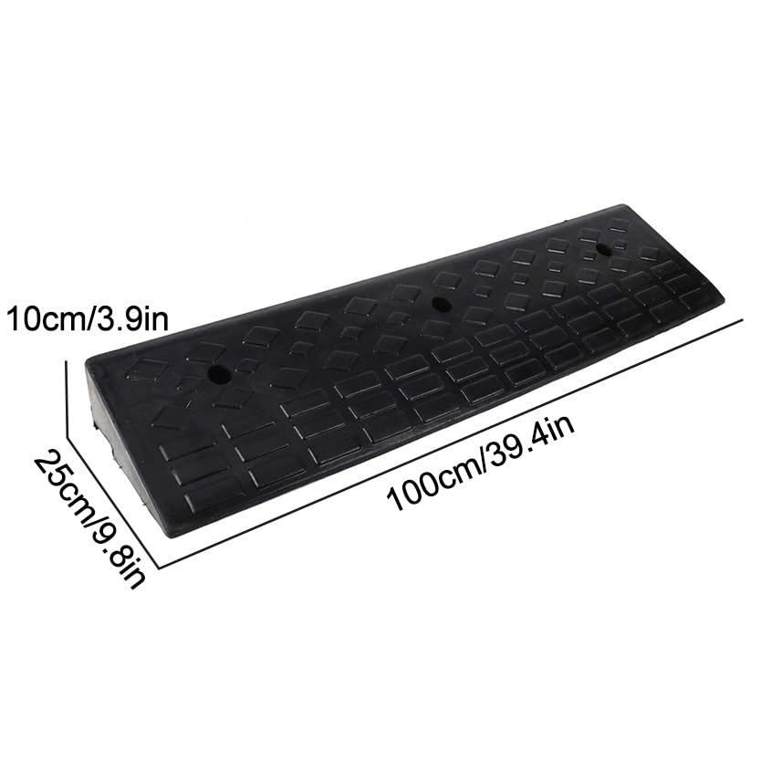 Rampa portátil para bordillos, dura para ruedas 10 cm miniatura 2