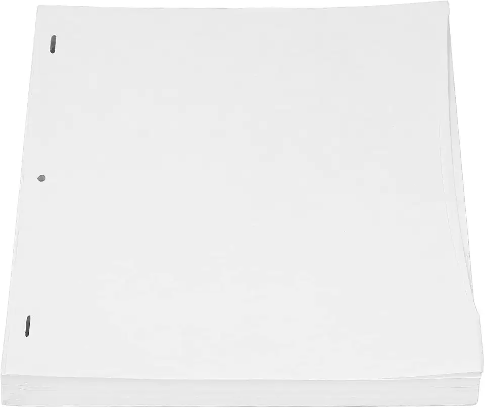 Papel de animação translúcido, 200 folhas de papel de esboço perfurado, suprimentos de animação multiuso para impressão de desenho e caligrafia