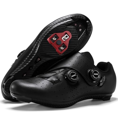 GKVUOG Zapatos Ciclismo Hombre/Mujer Zapatillas de Spinning