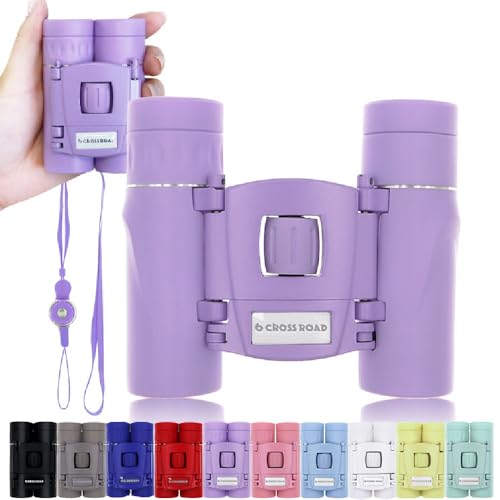 CROSSROAD Binoculares Compactos 10x - Portátiles y Resistente al Agua miniatura 1