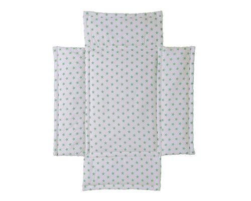 Tapis de parc 75 x 100 Schardt Big Stars Mint idéal pour l'éveil au salon