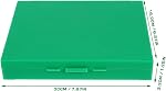 Veemoon Microscope Slides Storage Box Plastic Microscope Slides Organizer Case - Sponge Liner - can Storage 100pcs Slides for Specimens Container Organization Scientific Education Experiments