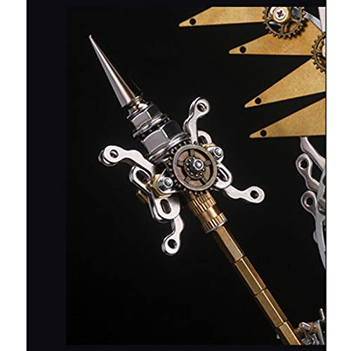 Kit Rompecabezas Metal 3D, 573 Piezas, ensamblaje Guerrero mecánico, Rompecabezas Acero Inoxidable, Juguete Artesanal, Modelo Adorno