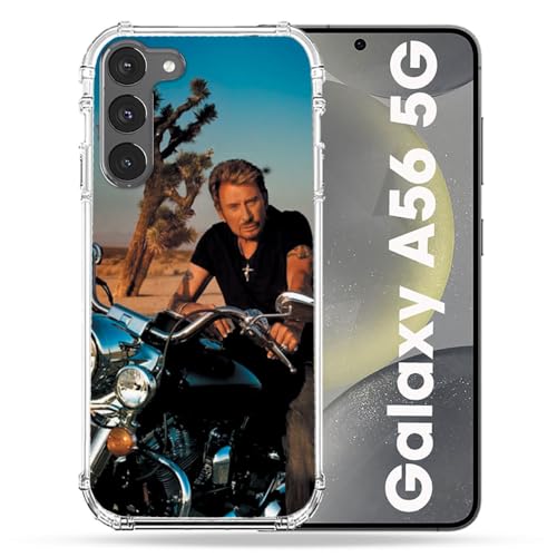 Coque renforcée Samsung A56 5G Johnny Hallyday protection intégrale