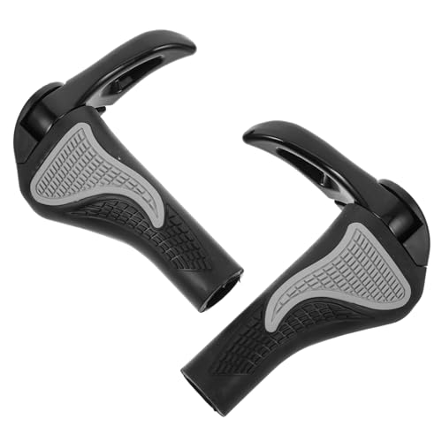 BESPORTBLE 1 Par Manija De La Bicicleta Puños De Manillar De Bicicleta Extensor De Potencia De Bicicleta Puños De Bicicleta para Manillar Manillares para Bicicletas Aleación De Aluminio Black