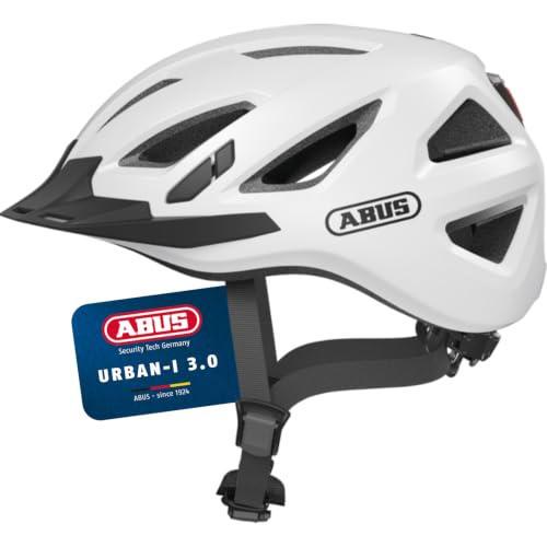 ABUS Stadthelm Urban-I 3.0 - Fahrradhelm mit Rücklicht, Schirm...