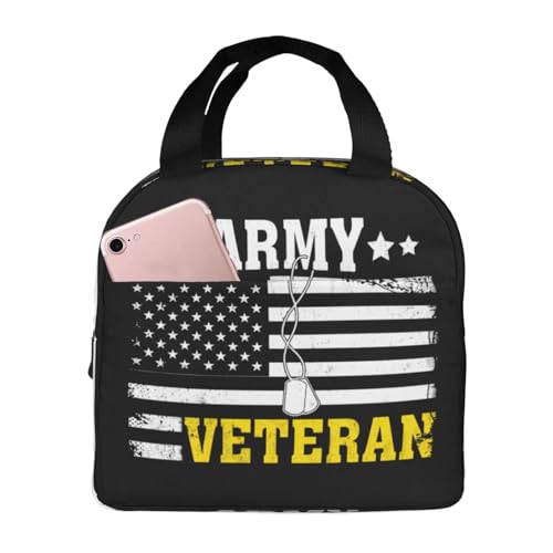 Army Veteran Insulated Lunch Bag
