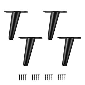 Sivikio Noir Möbelfüße 4 Stück Schwarz