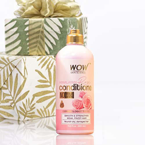 Wow Skin Science Himalayan Rose Hair Shampoo & Conditioner For Dry Damaged Hair - Hydrating Hair Repair (Conditioner 16.9 Fl Oz (Pack Of 1)) #TOP6