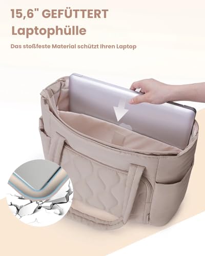 Sac cabas grand format doté d'une poche pour PC portable