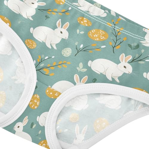 Girls Underwear Soft Cotton Easter Rabbit Eggs Kids Panties in Sizes 2/3t, 4t, 5t, 6 and 84