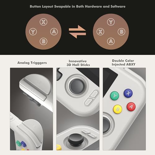 Retroid Pocket D1100 4/4Pro Retro Game Handheld Console, Android Retro Game Console Multiple Emulators Console Handheld 4.7 Inch Display 5000Mah Battery Classic Games Console thumb #7