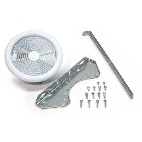 FANTECH PB110 Premium Bath Fan, Single Grille, 110 CFM, Metal & Plastic, Uses 4" Duct