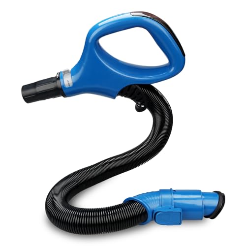 Image of ZU560 replacement hose handle for Shark Navigator Rotator Lift-Away Upright Vacuum Models ZU560 Blue, ZU561, ZU562, UV725 Gray, UV650, CU520, Repalce Part 497FFJ560