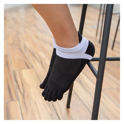 Calcetines de 5 dedos de algodón transpirable para deporte pack de 3 pares 5