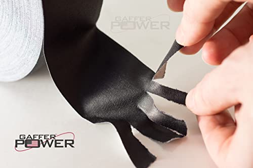 gaffer power proudly made in the usa real professional grade gaffer tape heavy duty gaffers tape non-reflective multipurpose 2 inches x 30 yards black