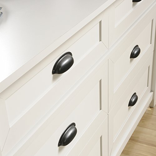 Sauder County Line Dresser, Soft White Finish #TOP4