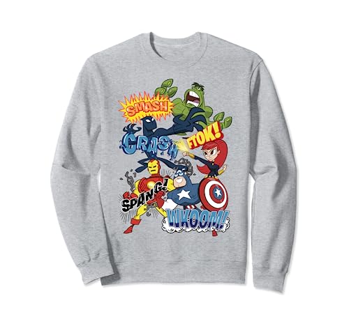 Sweat Avengers cartoon rétro le cadeau parfait pour anniversaire