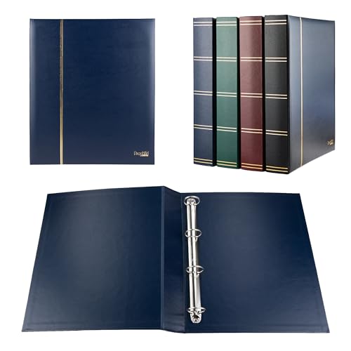 Classeur Prophila Maxi bleu pour ranger vos feuilles de stock de timbres