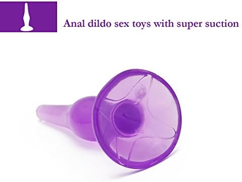 Miniatura 3 de YiFeng Kit de entrenamiento anal de 6 piezas, tapones para los glúteos, conjunto de principiantes, masajeador de próstata de silicona (morado)