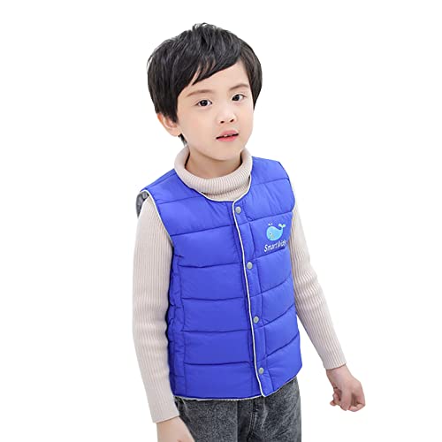 Child Kids Boys Girls Cute Cartoon Sleeveless Vest Jacket Winter Down Coat Outwear Outfits Clothes for 2~13T