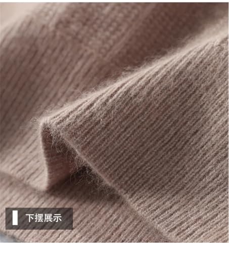 Men's V-Neck Thickened Sweater Men's Wool Sweater Wool Loose Knit Collar Thickened Bottom Pullover4