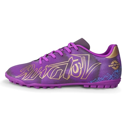 Image of Nivia Aviator 3.0 Turf Shoe for Men with PVC Synthetic Leather and Die Cut Lightweight Insole Provides More Comfort and Grip, High Shear Strength TPU Sole