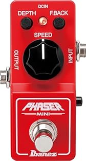 The Ibanez PHMINI pedal includes Speed, Depth and Feedback controls The Phaser MINI is made in Japan and features three controls; DEPTH, FEEDBACK and SPEED. Through these controls, the Phaser MINI offers a variety of sounds ranging from subtle textur...