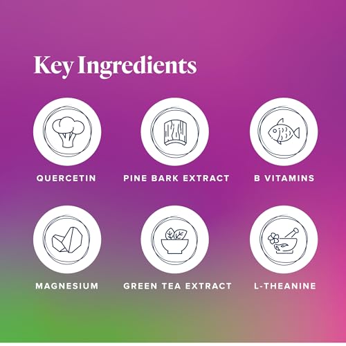 Image of LifeVantage AXIO Regular Energy Drink Powder, Nootropic Supplement, Focus & Mood Support, with L-theanine, Green Tea, B Vitamins, DMAE, Quercetin & Pine Bark, Dragon Fruit, 30 Packets