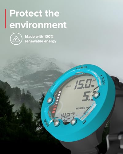 SUUNTO Zoop Novo Wrist Scuba Diving Computer, Aqua Blue - Thumbnail 7