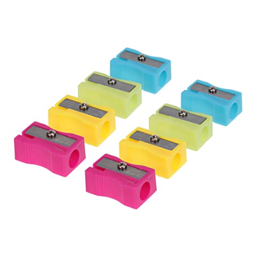 Homoyoyo 72 Piezas Cuchillo de plástico sacapuntas a granel sacapuntas manual colorido mini - Sacapuntas de plástico - Sacapuntas manual útiles escolares para material de oficina