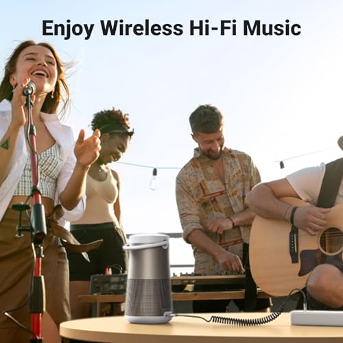 Ugreen 35053 Aux To Bluetooth 5.3 Adapter 3.5Mm Bluetooth Receiver For Car Usb 2.0 To 3.5Mm Jack Kit With Built-In Microphone Aux Input For Hands-Free Calls Compatible With Car Speaker And Home Audio thumb #6