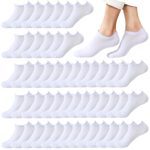 12-30 Pairs Low Cut Ankle Socks for Women No Show Casual Breathable Athletic Socks Bulk for Sport