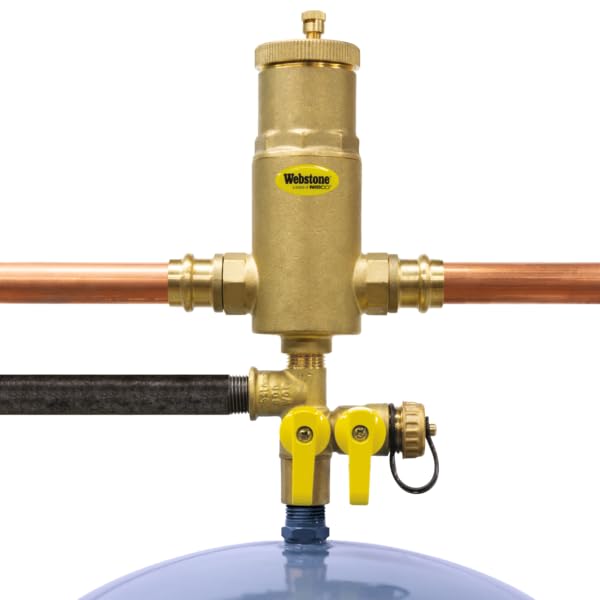 Image of Webstone 78004 Press Air Separator, 1 inch Size, Brass