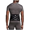 Tommie Copper Men’s Comfort Back Brace, Sweat Wicking Breathable Back & Muscle Compression Support for Everyday - Black - Small/Medium