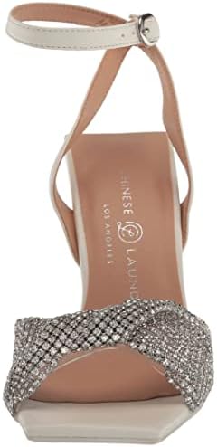 Chinese Laundry Women's Galda Heeled Sandal, White Mesh, 11 | Image 1