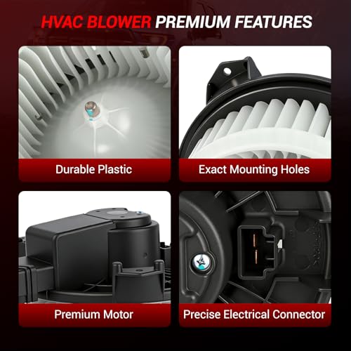 Image of HVAC Blower Motor Assembly 700203 Compatible with 07-17 Dodge Edge Honda Accord CR-V Odyssey Pilot Journey Wrangler Chrysler Sebring Replaces 79310STKA41, 72223XA00A