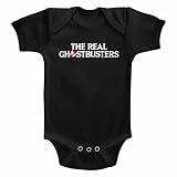 Ghostbusters Unisex-Baby Logo Onesie, Size: 18M, Color: Black
