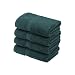 Superior 900 GSM Luxury Bathroom Hand Towels, Made of 100% Premium Long-Staple Combed Cotton, Set of 4 Hotel & Spa Quality Hand Towels - Teal, 20" x 30" each