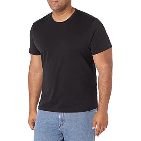 Goodthreads Men's Slim-Fit Short-Sleeve Cotton Crewneck T-Shirt, Black, M Cover