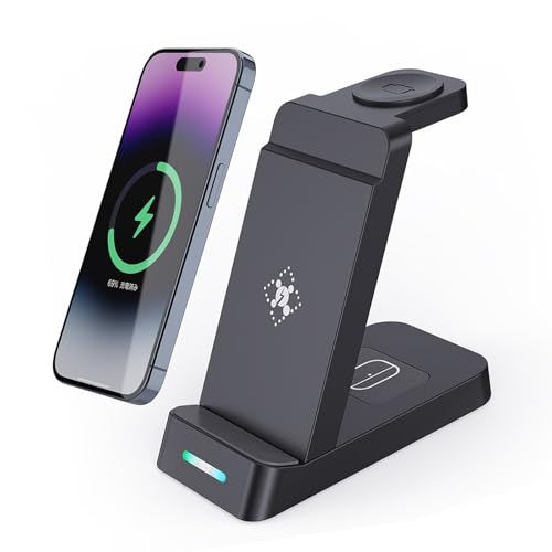 CX[d 3 in 1 Mag-Safe AbvEHb`[d ܂肽ݎ }Olbg } X^h i-Phone V[Y Ή e[Npi VACe u ẴMtg