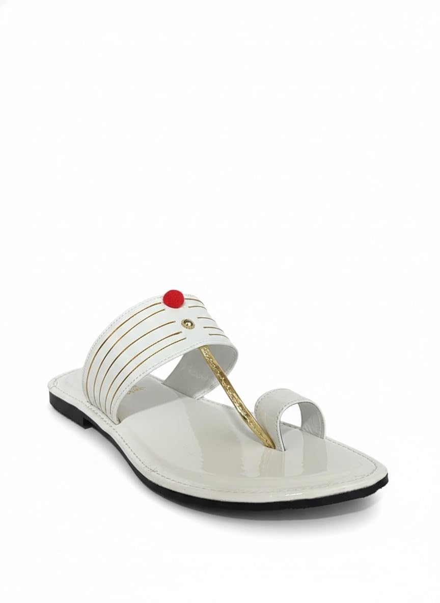 golazy Men’s Kolhapuri Chappal | Genuine Leather Slip-On Flat Sandals for Men | Traditional Indian Ethnic Footwear | Comfortable Everyday & Festive Smart Design-picture-28