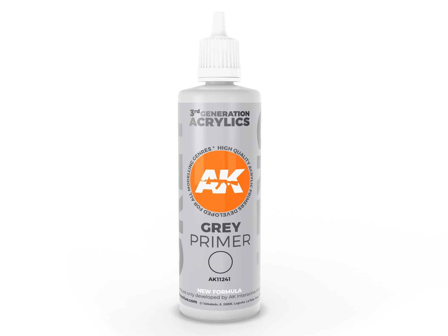 Ak Interactive Grey Ak Ak11241 Primer (100Ml) 3Gen